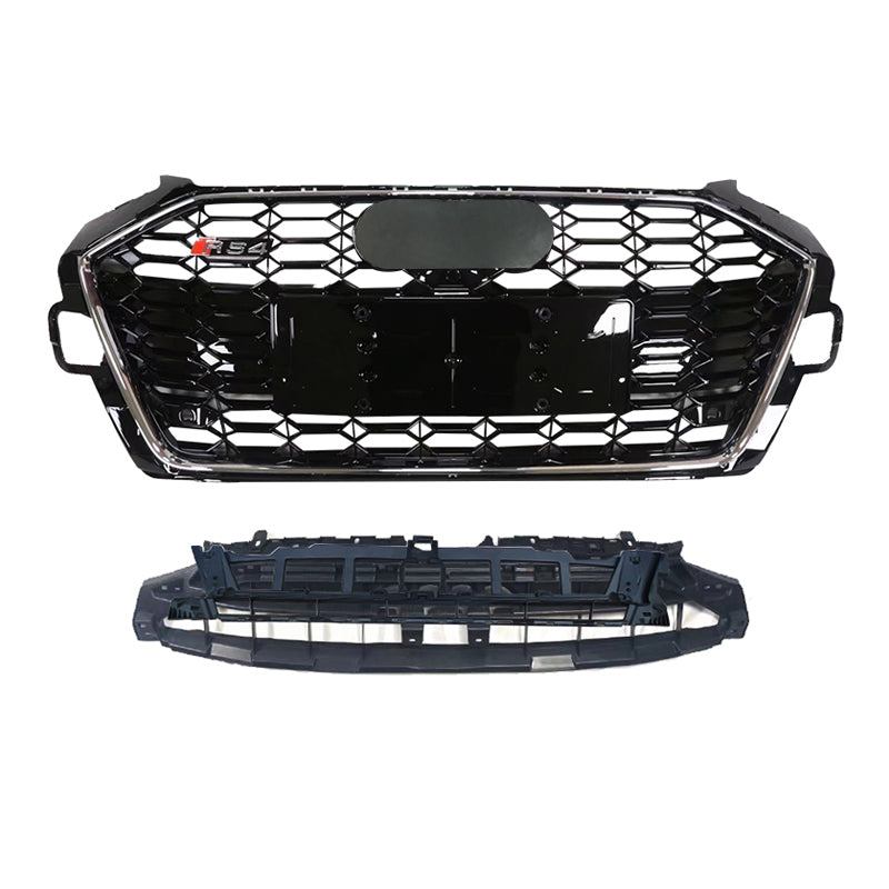 RS4 Style ABS Honeycomb Grille For Audi A4L/S4 B9.5